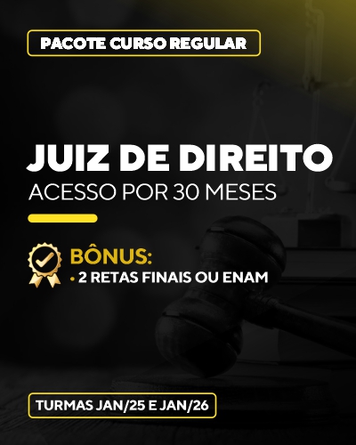 Curso Juiz de Direito (30 meses)