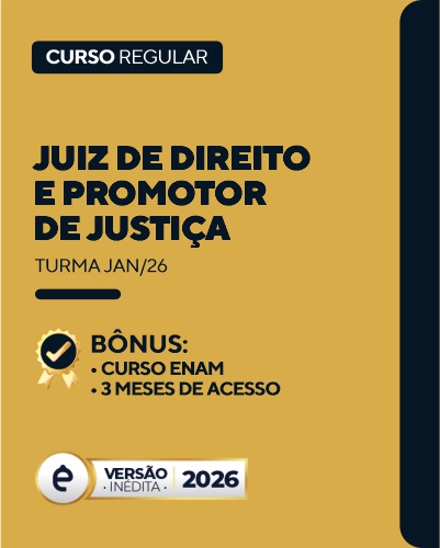 Curso Juiz de Direito e Promotor de Justia