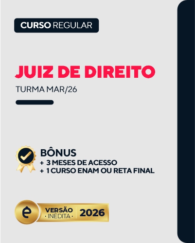Curso Juiz de Direito