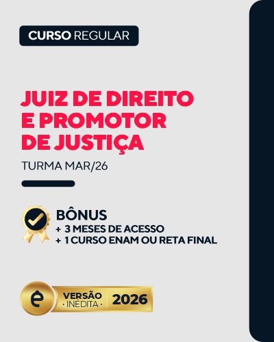 Curso Juiz de Direito e Promotor de Justi�a