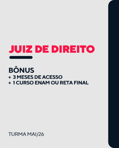 Curso Juiz de Direito