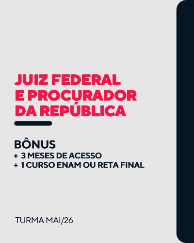 Curso Juiz Federal e Procurador da Rep�blica