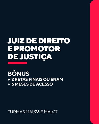 Curso Juiz de Direito e Promotor de Justi�a (24 meses)